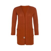 Knit Factory Luna Strickjacke 40/42 Glatt Rot