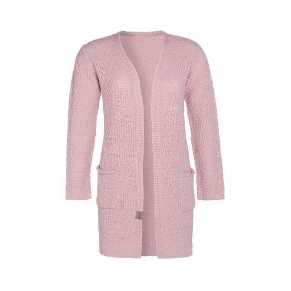 Knit Factory Luna Strickjacke 40/42 Glatt Rosa