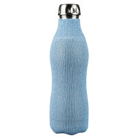 Hoppediz Bottle Sock Glitzer blau 500/800 ml