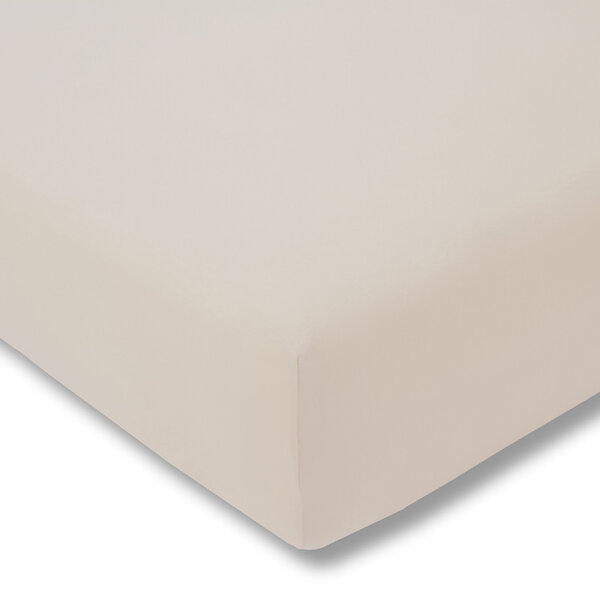 Estella Fein-Jersey / Single 1 teilig Spannbetttuch 100 x 220 cm Spannbettlaken beige