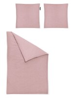 Irisette Mako-Satin Bettwäsche Set Carla 8253 rosa 135 x 200 cm 1 Kissenbezug 80x80 cm