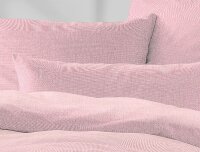 Irisette Mako-Satin Bettwäsche Set Carla 8253 rosa 135 x 200 cm 1 Kissenbezug 80x80 cm