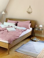 Irisette Mako-Satin Bettwäsche Set Kinder Jessi-Kid 8256 rosa 100 x 135 cm + 1 x Kissenbezug 80 x 80 cm