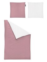 Irisette Mako-Satin Bettwäsche Set Kinder Jessi-Kid 8256 rosa 100 x 135 cm + 1 x Kissenbezug 80 x 80 cm