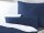 Irisette Mako-Satin Bettwäsche Set Jessica 8256 blau 135 x 200 cm + 1 x Kissenbezug 80 x 80 cm