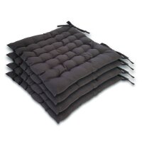 Soma Stuhlkissen 4er Set 40x40cm Sitzkissen Stuhlauflage...