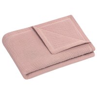 Julius Zöllner dusty rose Kuscheldecke Musselin 70x100