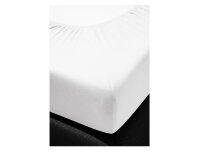 Irisette Mako-Jersey Betttuch Jupiter 0008  weiss  150 x 200 cm 8-10 weiss