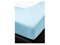 Irisette Mako-Jersey Betttuch Jupiter 0008  bleu  120 x 200 cm 8-23 bleu