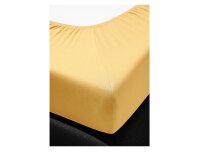 Irisette Mako-Jersey Spannbetttuch Jupiter 0008 honig 150 x 200 cm + 140-160 x 200 cm