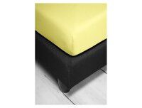 Irisette Mako-Jersey Betttuch Jupiter 0008  limone  150 x 200 cm 8-47 limone