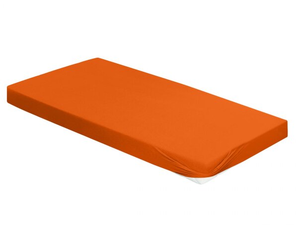 Irisette Mako-Jersey Betttuch Jupiter 0008  orange  150 x 200 cm 8-56 orange