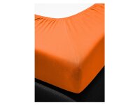 Irisette Mako-Jersey Betttuch Jupiter 0008  orange  150 x 200 cm 8-56 orange