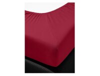 Irisette Mako-Jersey Betttuch Jupiter 0008  bordeaux  100 x 200 cm 8-68 bordeaux