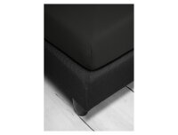 Irisette Mako-Jersey Betttuch Jupiter 0008  schwarz  100 x 200 cm 8-99 schwarz