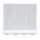 Gerster Raffrollo mit Technik, bestickt B = 80 x H =170 cmTransparent Voile Wellen silber