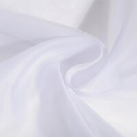 Gerster Store Laura mit Smokband, variabel B = 300 x H =150 cmTransparent Voile Uni weiß