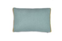 Pip Studio Baumwolle Dekokissen Bonsoir Cushion Blue 40X60 40 x 60 cm 1 Zierkissen Blau