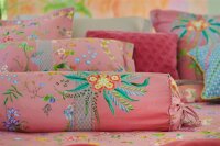 Pip Studio  Dekokissen Petites Fleurs Roll Cushion Pink 22X70 22 x 70 cm 1 Zierkissen Rosa