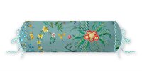 Pip Studio  Dekokissen Petites Fleurs Roll Cushion Blue 22X70 22 x 70 cm 1 Zierkissen Blau