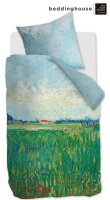 Beddinghouse X Van Gogh Museum Field With Poppies Bettwäsche - Grün Mako-Satin, 100 % Baumwolle, 220 TC 1 Bettbezug, 1 Kissenbezug 135 x 200 cm + 1x 80 x 80 cm