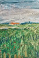 Beddinghouse X Van Gogh Museum Field With Poppies Bettwäsche - Grün Mako-Satin, 100 % Baumwolle, 220 TC 1 Bettbezug, 1 Kissenbezug 135 x 200 cm + 1x 80 x 80 cm
