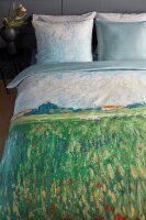 Beddinghouse X Van Gogh Museum Field With Poppies Bettwäsche - Grün Mako-Satin, 100 % Baumwolle, 220 TC 1 Bettbezug, 1 Kissenbezug 155 x 220 cm + 1x 80 x 80 cm