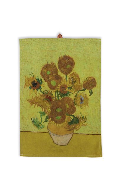 Beddinghouse X Van Gogh Museum Sunflower Geschirrtuch - Gelb reine Baumwolle 1 Geschirrtuch 50 x 70 cm