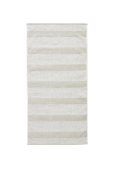 Beddinghouse Sheer Stripe Handtuch - Sand 100% Baumwolle, 600 GSM 1 Handtuch 50 x 100 cm