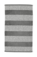 Beddinghouse Sheer Stripe 2 Gästetücher - Anthrazit 100% Baumwolle, 600 GSM 2 Gästetücher 30 x 50 cm set von 2