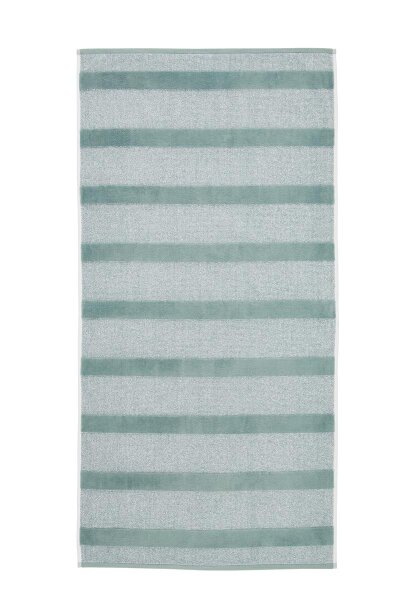 Beddinhouse Baumwoll-Frottee Frotteeware Sheer Stripe Green 70X140 70 x 140 cm 1 Duschtuch Grün