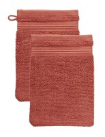 Beddinghouse Sheer 2Er-Set Waschlappen - Rot 100% Baumwolle, 600 GSM 3 x Waschlappen 16 x 22 cm set von 3