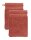 Beddinghouse Sheer 2Er-Set Waschlappen - Rot 100% Baumwolle, 600 GSM 3 x Waschlappen 16 x 22 cm set von 3