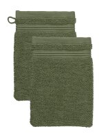 Beddinghouse Sheer 2Er-Set Gästehandtücher - Dunkelgrün 100% Baumwolle, 600 GSM 2 guest towel 30 x 50 cm set von 2