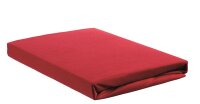 Beddinhouse Jersey, Baumwolle Spannbettlaken  Jersey Td Red 180 X 200/220 Cm Hh: 10 Cm 180 x 200/220 cm Steghöhe: 10 cm 1 Topper-Spannbettlaken Rot