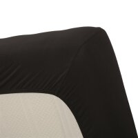 Beddinhouse Jersey-Elasthan Spannbettlaken  Lycra Hl Black 90/100 X 200/220 Cm Hh: 35 Cm 90/100 x 200/220 cm Steghöhe: 40 cm 1 Spannbettlaken Schwarz