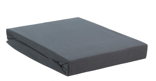 Beddinhouse Jersey-Elasthan Spannbettlaken  Lycra Hl Cool Grey 140/ 160 X 200/220 Cm Hh: 35 C 140/160 x 200/220 cm Steghöhe: 35 cm 1 Spannbettlaken Kaltes Grau