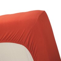 Beddinhouse Jersey-Elasthan Spannbettlaken  Lycra Hl Coral 90/100 X 200/220 Cm Hh: 35 Cm 90/100 x 200/220 cm Steghöhe: 40 cm 1 Spannbettlaken Korallenrot