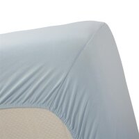 Beddinhouse Jersey-Elasthan Spannbettlaken  Lycra Hl Light Blue 140/ 160 X 200/220 Cm Hh: 35 C 140/160 x 200/220 cm Steghöhe: 35 cm 1 Spannbettlaken Hellblau