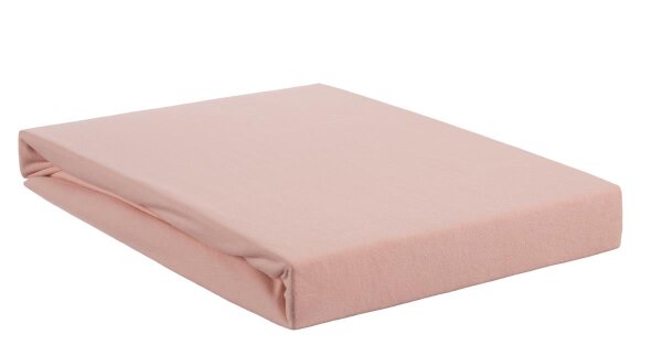 Beddinhouse Jersey-Elasthan Spannbettlaken  Lycra Hl Light Pink 140/ 160 X 200/220 Cm Hh: 35 C 140/160 x 200/220 cm Steghöhe: 35 cm 1 Spannbettlaken Hellrosa