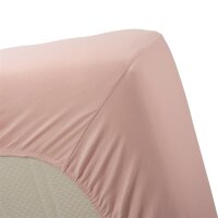 Beddinhouse Jersey-Elasthan Spannbettlaken  Lycra Hl Light Pink 140/ 160 X 200/220 Cm Hh: 35 C 140/160 x 200/220 cm Steghöhe: 35 cm 1 Spannbettlaken Hellrosa