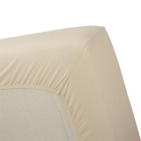 Beddinhouse Jersey-Elasthan Spannbettlaken  Lycra Hl Natural 140/ 160 X 200/220 Cm Hh: 35 C 140/160 x 200/220 cm Steghöhe: 35 cm 1 Spannbettlaken Natur