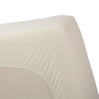 Beddinhouse Jersey-Elasthan Spannbettlaken  Lycra Hl Off-White 140/ 160 X 200/220 Cm Hh: 35 C 140/160 x 200/220 cm Steghöhe: 35 cm 1 Spannbettlaken Off-White