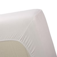 Beddinhouse Jersey-Elasthan Spannbettlaken  Lycra Hl White 90/100 X 200/220 Cm Hh: 35 Cm 90/100 x 200/220 cm Steghöhe: 40 cm 1 Spannbettlaken Weiß