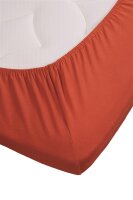 Beddinhouse Jersey-Elasthan Spannbettlaken  Lycra Td Coral 90/100 X 200/220 Cm Hh: 10 Cm 90/100 x 200/220 cm Steghöhe: 10 cm 1 Topper-Spannbettlaken Korallenrot