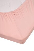 Beddinhouse Jersey-Elasthan Spannbettlaken  Lycra Td Light Pink 140/160 X 200/220 Cm Hh: 10 Cm 140/160 x 200/220 cm Steghöhe: 10 cm 1 Topper-Spannbettlaken Hellrosa