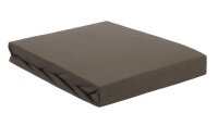 Beddinhouse Jersey-Elasthan Spannbettlaken  Lycra Td Warm Grey 180/200 X 200/220 Cm Hh: 10 Cm 180/200 x 200/220 cm Steghöhe: 10 cm 1 Topper-Spannbettlaken Warmes Grau