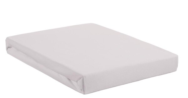 Beddinhouse Jersey-Elasthan Spannbettlaken  Lycra Td White 180/200 X 200/220 Cm Hh: 10 Cm 180/200 x 200/220 cm Steghöhe: 10 cm 1 Topper-Spannbettlaken Weiß