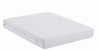 Beddinhouse Jersey-Elasthan Spannbettlaken  Lycra Td White 70/80 X 200/220 Cm Hh: 10 Cm 70/80 x 200/220 cm Steghöhe: 10 cm 1 Topper-Spannbettlaken Weiß