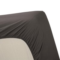 Beddinhouse Renforcé Spannbettlaken  Percale Hl Anthracite 180 X 210/220 Cm Hh: 35 Cm 180 x 210/220 cm Steghöhe: 35 cm 1 Spannbettlaken Anthrazit